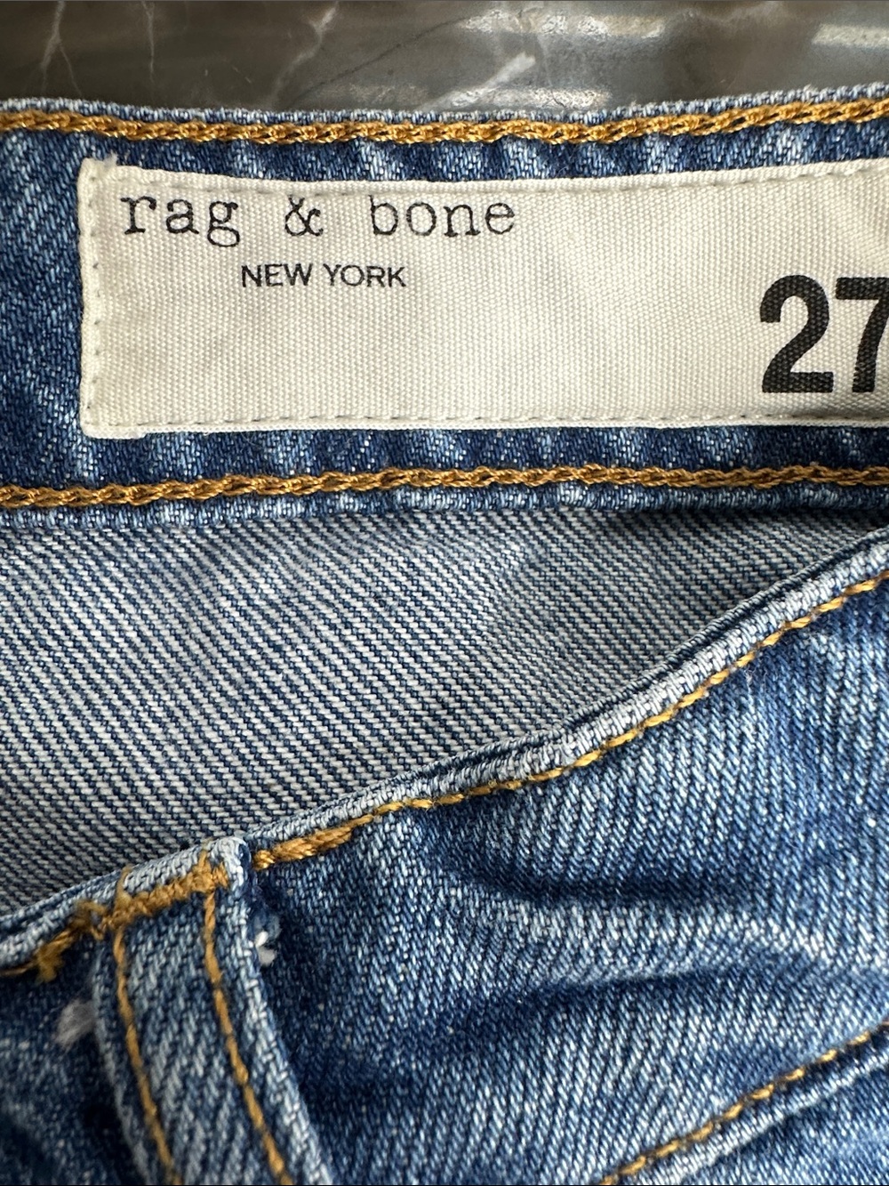 rag & bone high rise barrel Jean - Picture 11 of 12